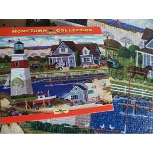 New England Lighthouse, by HOMETOWN COLLECTION   1000 Piece Jigsaw 