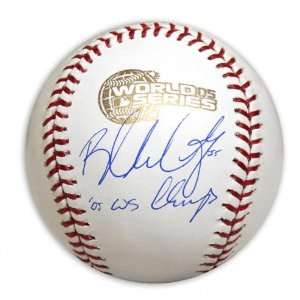  Brandon Mccarthy Autographed World Series Baseball Sports 