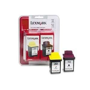  NEW LEXMARK OEM INKJET INK FOR X4270   1 #70/#20 COMBO 