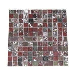  4x4 sample of 1x1 Rosso Levanto Marble Polished 