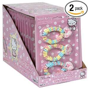 Kandy Kastle Hello Kitty Candy Bracelet, 12 Count, 1.69 Ounce Units 