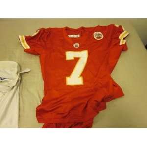 2010 Kansas City Chiefs Game Used Jersey Matt Cassel   NFL Jerseys