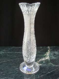 Stolzle Kristall Austria Crystal Vase Mint  