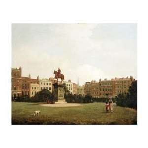    William James   A VIew Of Leicester Square Giclee: Home & Kitchen