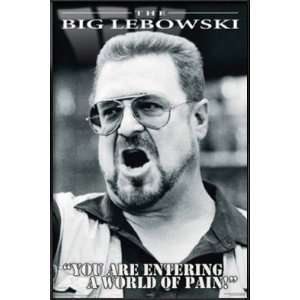  The Big Lebowski   Framed Movie Poster (Walter Sobchak 