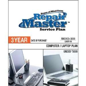  Repair Master 3 Yr Date of Purchase Computer/Laptop Plan 
