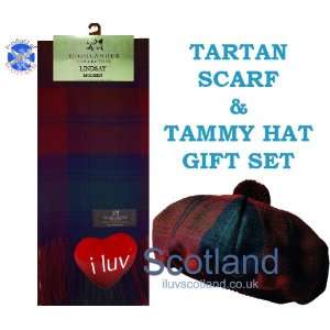    Lindsay Tartan Tammy & Scarf Set (modern) Lambswool