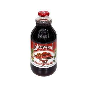 Lakewood Pomegranate, Pure, 32 Ounce (Pack of 12)  Grocery 