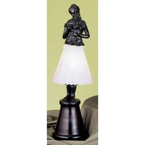   Lady   One Light Accent Lamp, Mahogany Bronze Finish: Home Improvement