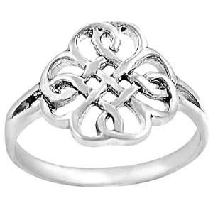  Sterling Silver Celtic Knot Ring Jewelry