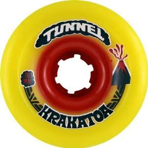  Tunnel Krakatoa Slide 70mm 84a Yellow Skate Wheels Sports 