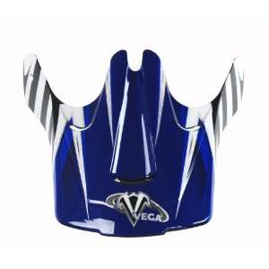  Vega Viper Jr. Blue Kraze Graphic Off Road Helmet Visor 