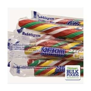 Gilliams Bubblegum Candy Sticks   24 Count Box  Grocery 