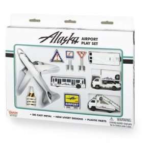  12 pc Airline Play Set Alaska Airlines 