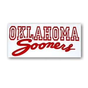 University of Oklahoma Sooners   Auto Magnet   Oklahoma Sooners script