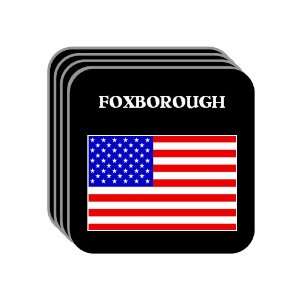  US Flag   Foxborough, Massachusetts (MA) Set of 4 Mini 