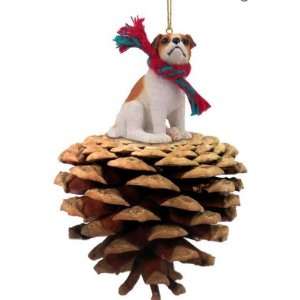   Jack Russell Terrier Real Pinecone Dog Christmas Ornament: Home