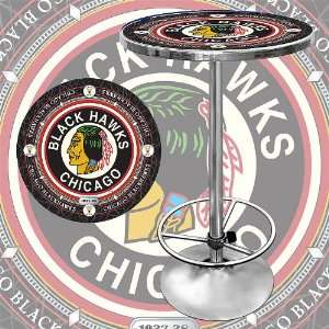  NHL Vintage Chicago Blackhawks Pub Table: Sports 