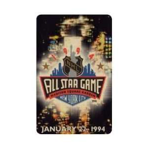  Collectible Phone Card $10. NHL All Star Game (Hockey 