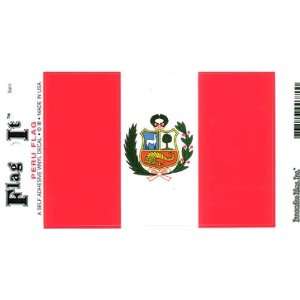  Peru Heavy Duty Vinyl Bumper Sticker (3 x 5 Inches): Home 
