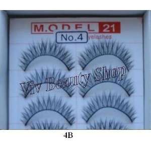  Model 21 False Eyelashes No. 4B, 10 Pairs Beauty