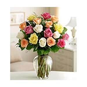 Rose Elegance Premium Long Stem Assorted Roses   18 Stem Assorted 