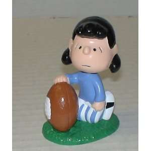 Peanuts Lucy with Football Pvc Figure
