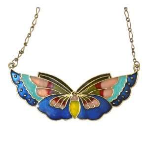   colourful retro long necklace gold tone vintage jewelry: Jewelry