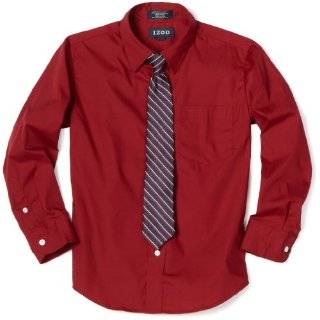  Boston Traveler Boys Dress Shirt and Tie Set: Clothing