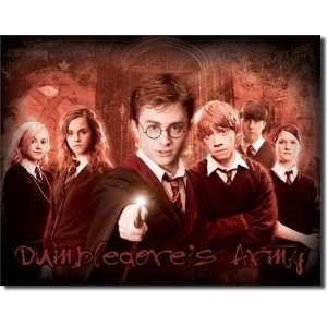  Harry Potter Dumbledores Army Tin Sign 16W x 12.5H 