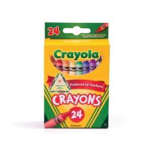  Crayola Crayons   3 5/8 x 5/16   Pack of 24   Assorted Colors 