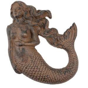    Antique Reproduction Cast Iron Mermaid Wall Decor: Home & Kitchen
