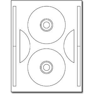   200 Compulabel® 312636 White Matte CD   DVD Labels: Office Products