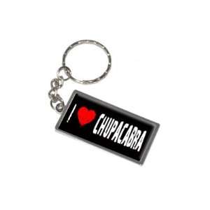  I Love Heart Chupacabra   New Keychain Ring Automotive