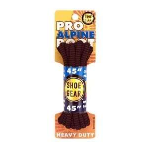   Pro Alpine Work Boot Shoe Laces 45 inch Brown/Blk: Sports & Outdoors