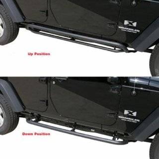  Jeep Wrangler 4 Door Running Board Side Steps: Automotive
