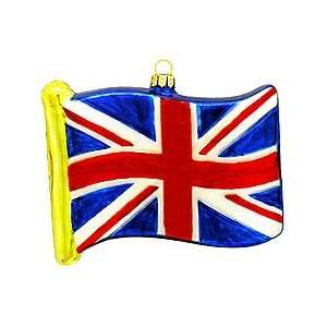  Great Britain Flag Glass Ornament: Home & Kitchen