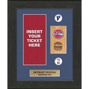  Detroit Pistons Ticket Frame