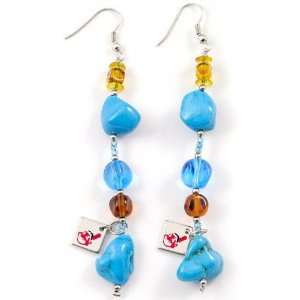  Touch by Alyssa Milano Cleveland Indians Turquoise Drop 