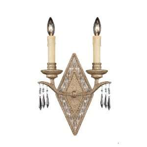  Savoy House 9 2653 2 122 Diavolo Gold Dust Wall Sconce 