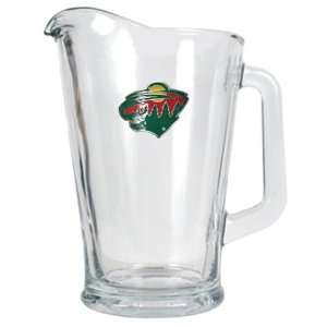  Minnesota Wild Large Glass Beer Pitcher