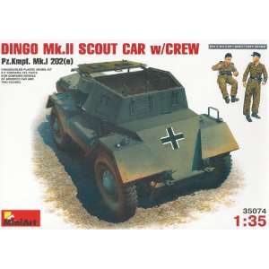  Mk Ii Pzkmpf Mk I 202(e) Scout Car W/2 Crew 1 35 Miniart: Toys & Games