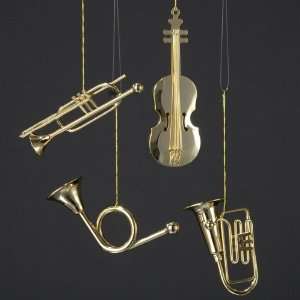   and Tuba Instrument Christmas Ornaments by Gordon