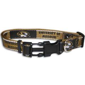    Missouri Tigers Black Gold Large Dog Collar: Sports & Outdoors