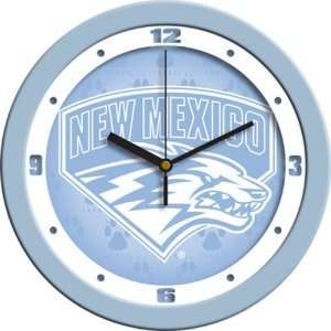  New Mexico Lobos NCAA Wall Clock (Blue)