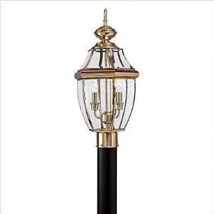 Bundle 22 Classic Two Light Outdoor Post Lantern in Polished Brass 
