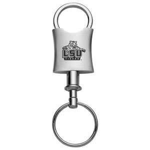 LSU TIGERS OFFICIAL LOGO LASER ETCHED KEYCHAIN  Sports 