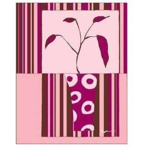 Minimalist Flowers In Pink II Poster Print 