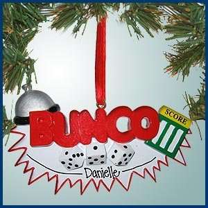 Personalized Christmas Ornaments   Bunco   Personalized with Perfect 