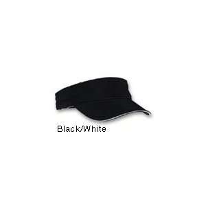   Brushed Cotton Twill Visor With Sandwich Bill: Health & Personal Care
